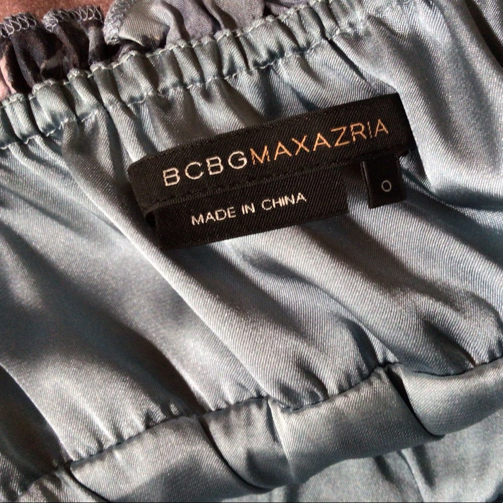 BCBGMAXAZRIA Silk Maxi Dress, Size 0 - Picture 6 of 7